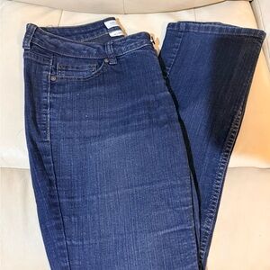 Liz Claiborne Deep Indigo Straight Leg Jeans
